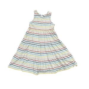 Hanna (6|7y) Rainbow Stripe Twirl Dress